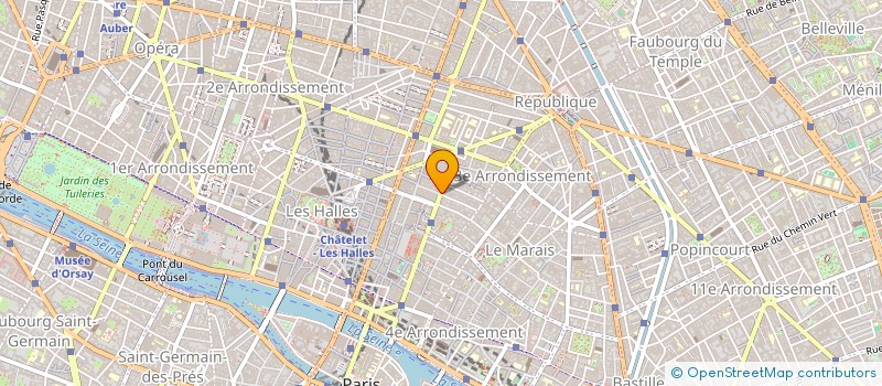 localisation de l'entreprise SOCIETE K.A. à PARIS
