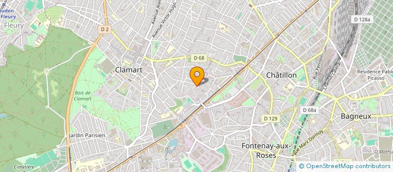 localisation de l'entreprise SOCIETE KAJIK à CLAMART