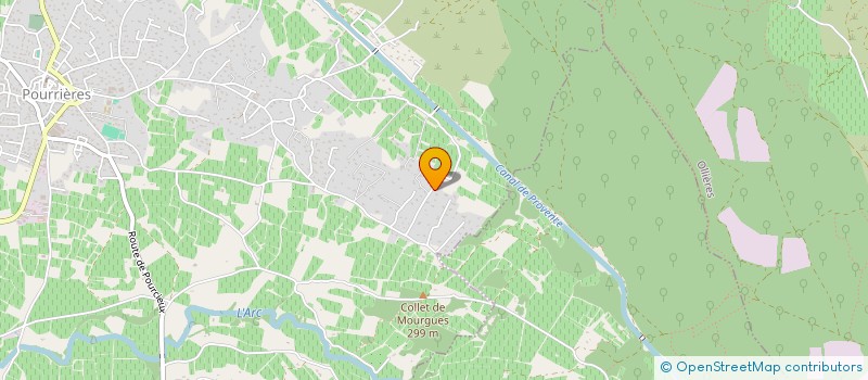 localisation de l'entreprise SOCIETE KARAFER à POURRIERES