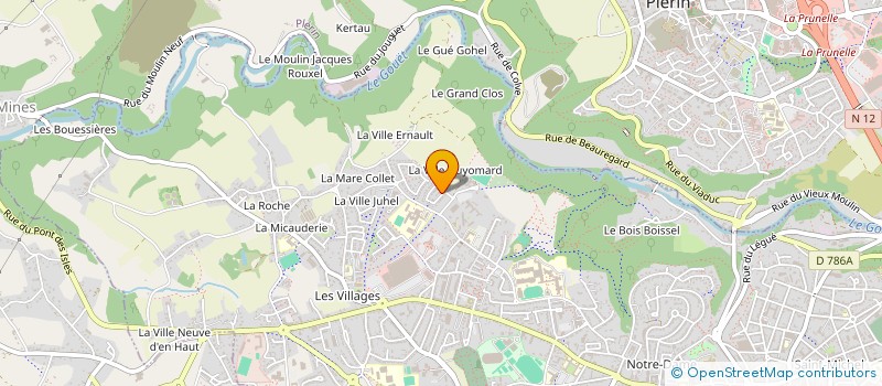 localisation de l'entreprise SOCIETE KASBAWI TRANSPORTS à SAINT-BRIEUC