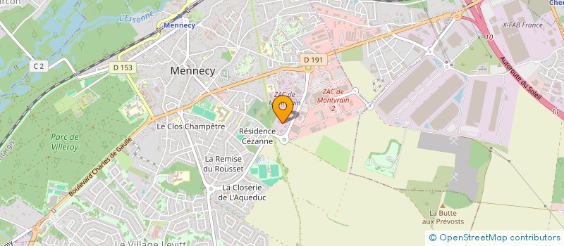 localisation de l'entreprise SOCIETE KENI à MENNECY