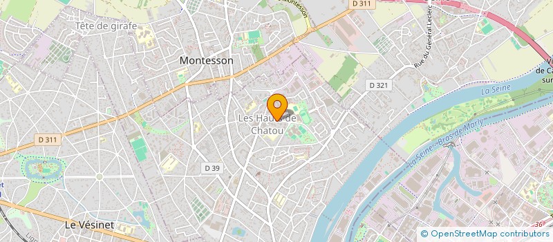 localisation de l'entreprise SOCIETE KERDATA à CHATOU