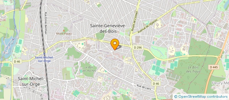 localisation de l'entreprise SOCIETE KERVARREC à SAINTE-GENEVIEVE-DES-BOIS