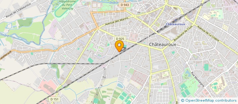 localisation de l'entreprise SOCIETE KHALLOUK FORESTIERE DU CENTRE à CHATEAUROUX