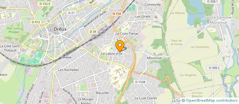 localisation de l'entreprise SOCIETE KHANFRI à DREUX
