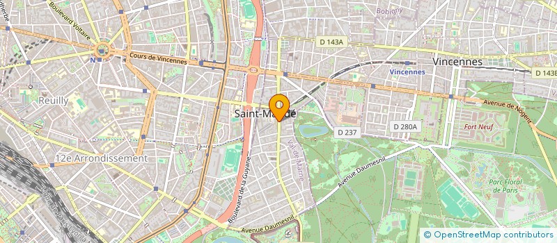 localisation de l'entreprise SOCIETE KIDZ  SAINT-MANDE