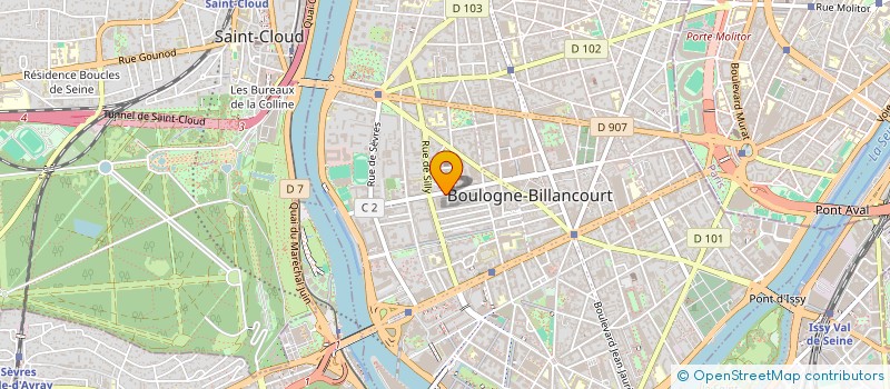 localisation de l'entreprise SOCIETE KIM SON à BOULOGNE-BILLANCOURT
