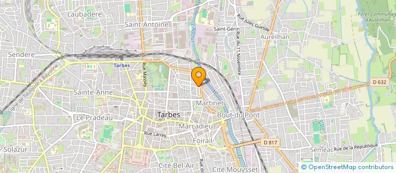 localisation de l'entreprise SOCIETE KORA  TARBES