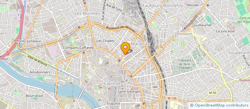 localisation de l'entreprise SOCIETE KRYSTO.D à TOULOUSE