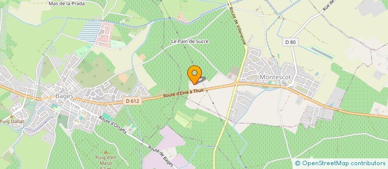 localisation de l'entreprise SOCIETE L.A.  MONTESCOT