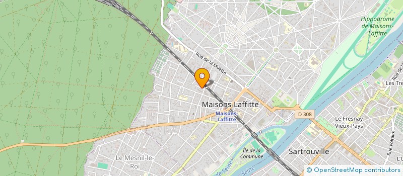 localisation de l'entreprise SOCIETE L.A.M.A.T  MAISONS-LAFFITTE