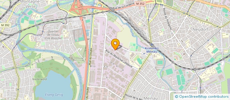localisation de l'entreprise SOCIETE L ALSACIENNE DE MARBRERIE à STRASBOURG