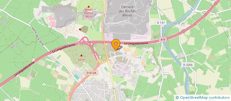 localisation de l'entreprise SOCIETE L'ANE ET LA TUQUE  BESSAN