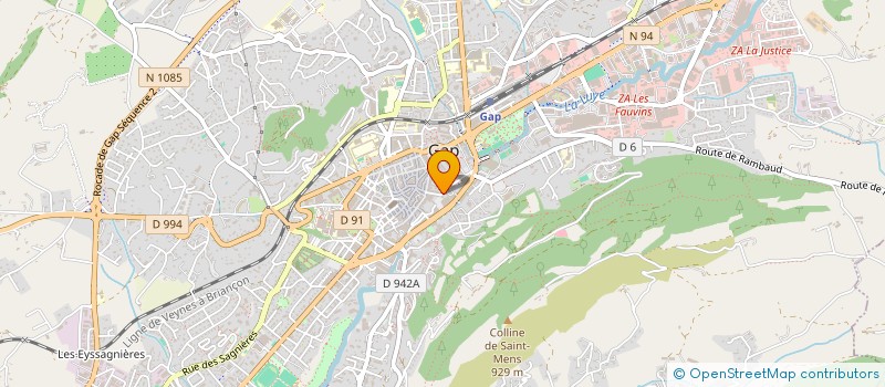 localisation de l'entreprise SOCIETE L'APICULTURE ALPINE (SYNDICAT AGRICOLE)  GAP