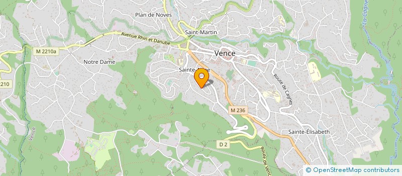 localisation de l'entreprise SOCIETE L'ARABESQUE  VENCE