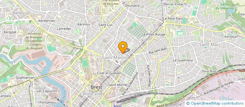 localisation de l'entreprise SOCIETE L ASSIETTE GUERIN à BREST