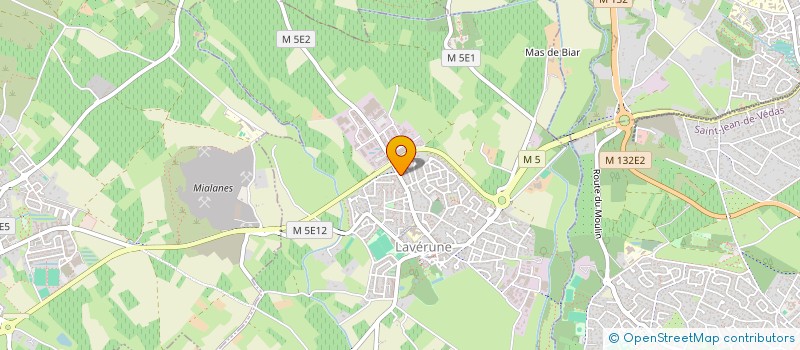 localisation de l'entreprise SOCIETE L.E. à LAVERUNE