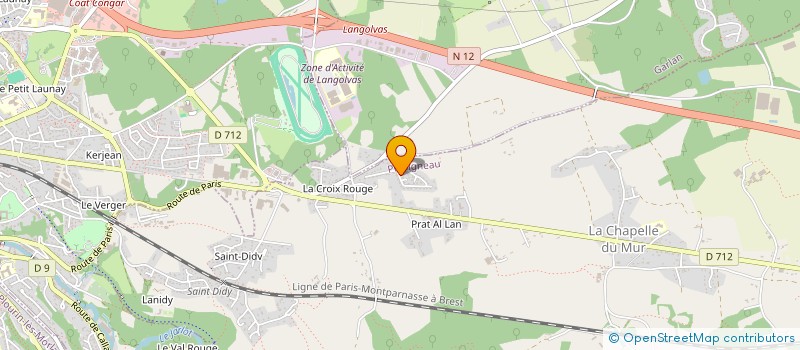 localisation de l'entreprise SOCIETE L'ELEOUET  GARLAN