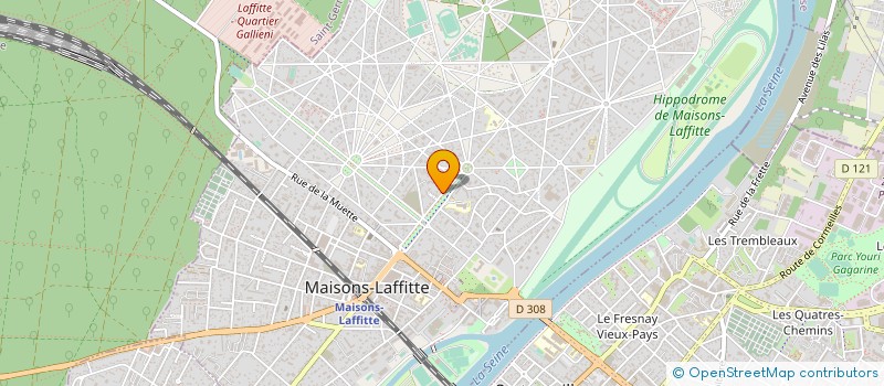 localisation de l'entreprise SOCIETE L ERMITAGE  MAISONS-LAFFITTE