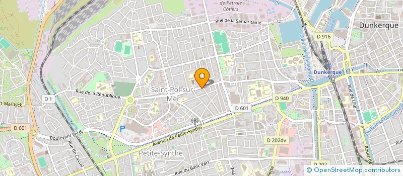 localisation de l'entreprise SOCIETE L'ESPACE PAINS à DUNKERQUE