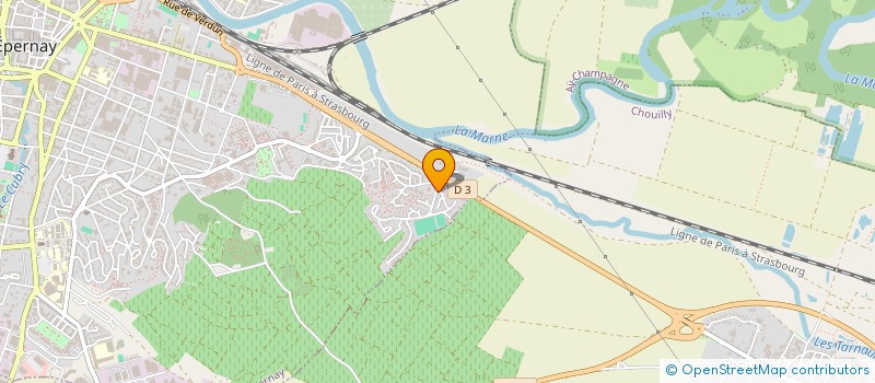 localisation de l'entreprise SOCIETE L'ETOILE SPARNACIENNE  EPERNAY