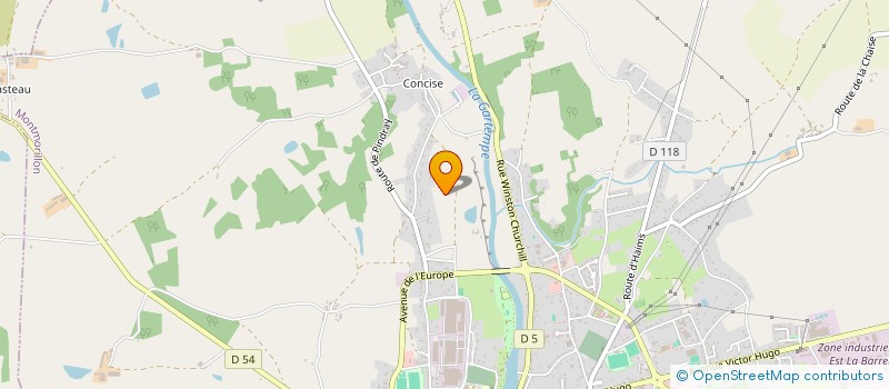 localisation de l'entreprise SOCIETE L'HERBERIE  MONTMORILLON