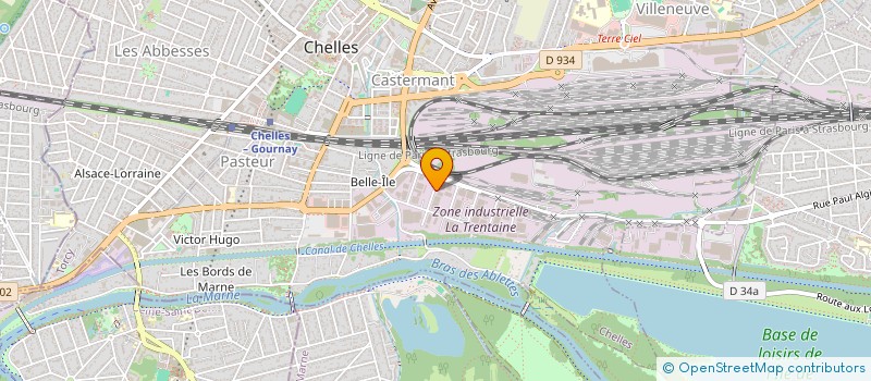localisation de l'entreprise SOCIETE L IMAGE MODE  CHELLES