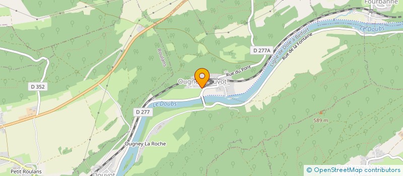 localisation de l'entreprise SOCIETE L.M  OUGNEY-DOUVOT