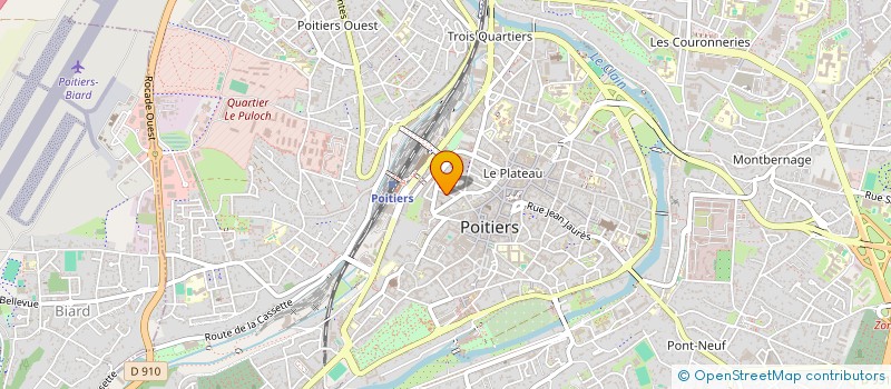 localisation de l'entreprise SOCIETE .L M K R à POITIERS