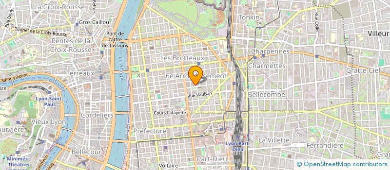 localisation de l'entreprise SOCIETE L.T.D. à LYON