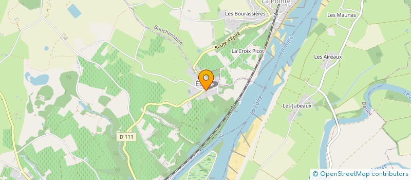 localisation de l'entreprise SOCIETE LA BONNE TENUE JEU DE BOULES D EPIRE à SAVENNIERES