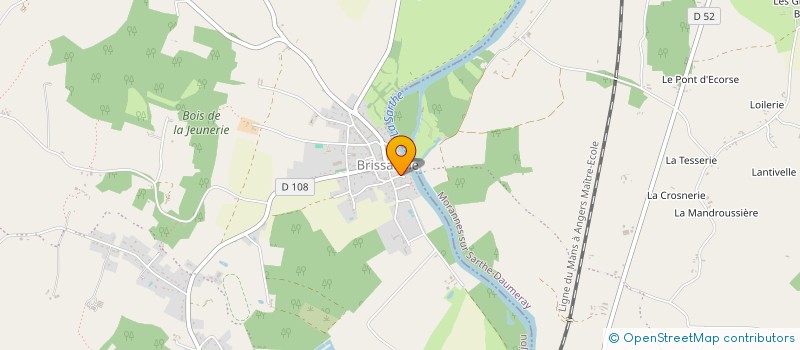 localisation de l'entreprise SOCIETE LA BRISSARTHOISE à LES HAUTS-D'ANJOU