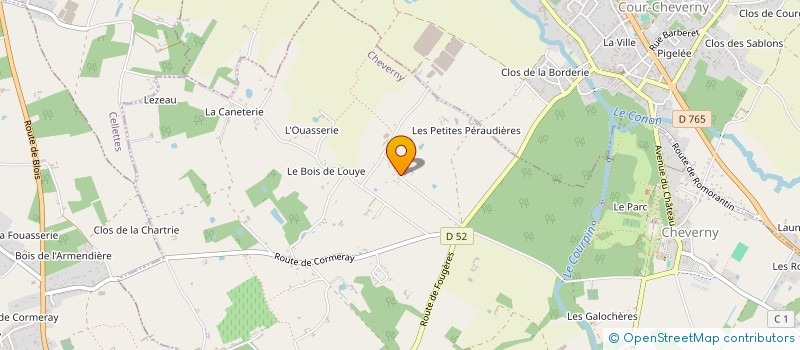 localisation de l'entreprise SOCIETE LA CASA  CHEVERNY