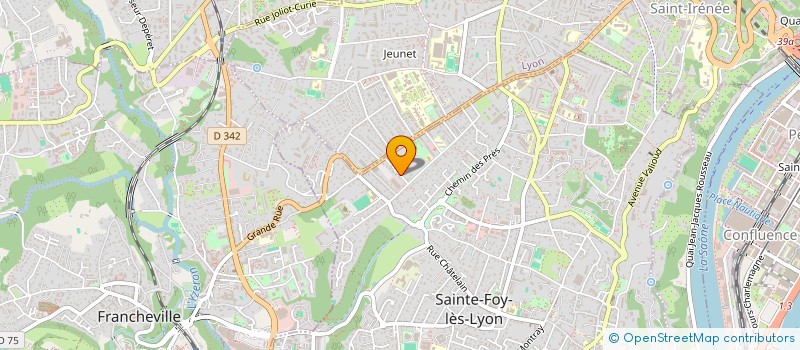 localisation de l'entreprise SOCIETE LA CHASSE DES AMIS  SAINTE-FOY-LES-LYON