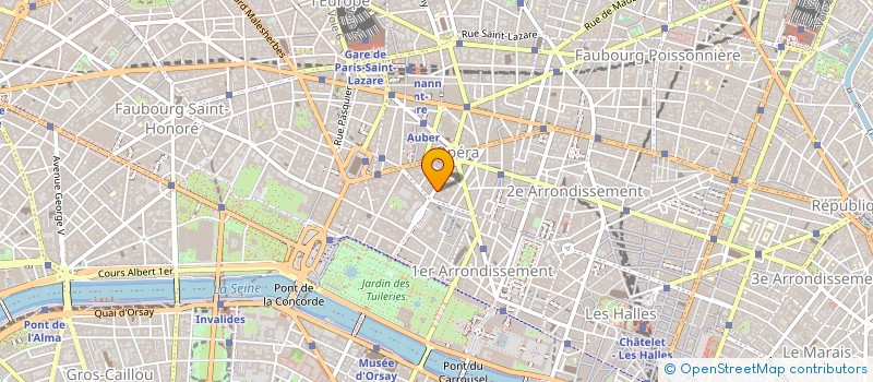 localisation de l'entreprise SOCIETE LA CHAUMIERE  PARIS