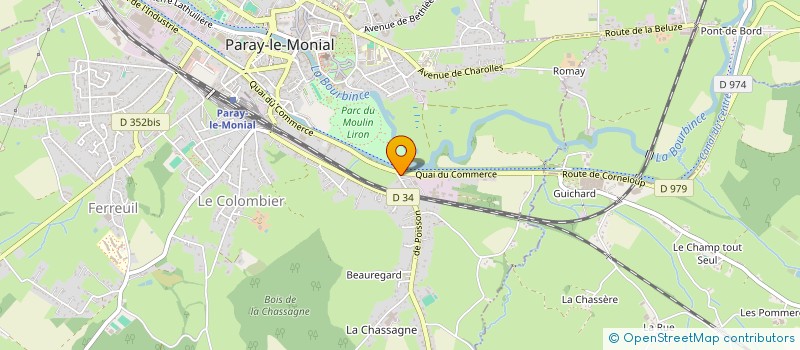 localisation de l'entreprise SOCIETE LA FIESTA  PARAY-LE-MONIAL