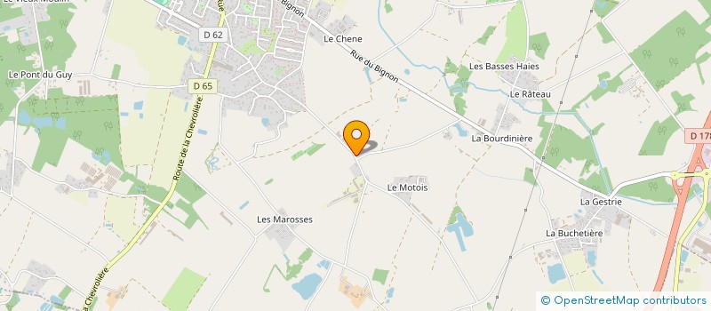 localisation de l'entreprise SOCIETE LA FRATERNELLE à LA CHEVROLIERE
