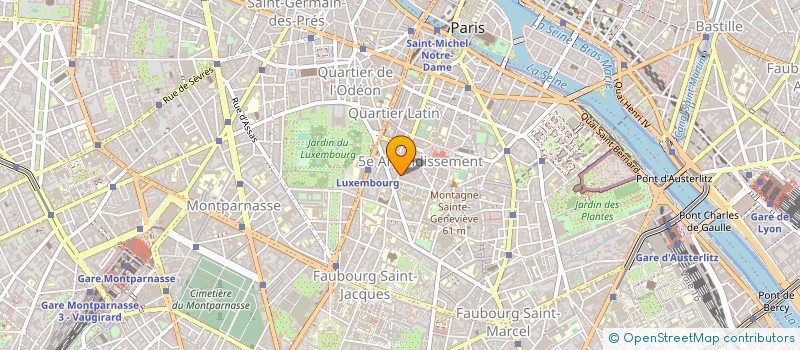 localisation de l'entreprise SOCIETE LA JACQUERIE à PARIS