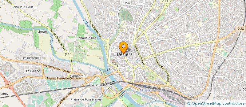 localisation de l'entreprise SOCIETE LA MARBRERIE SETOISE à BEZIERS