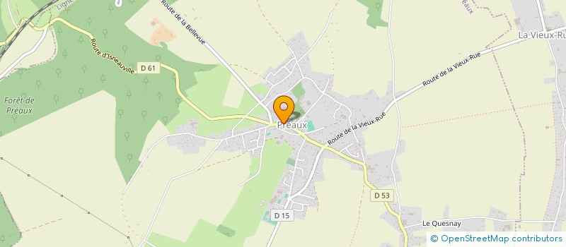 localisation de l'entreprise SOCIETE LA NORMANDE  PREAUX