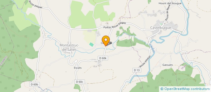 localisation de l'entreprise SOCIETE LA POTERIE DE PAILLAS à MONTASTRUC-DE-SALIES
