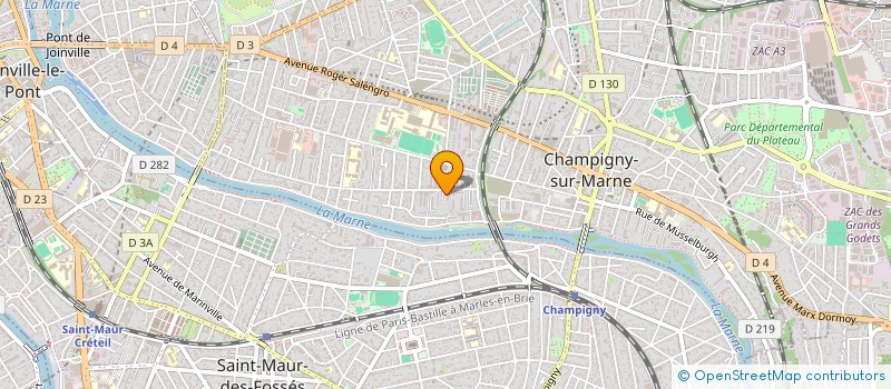 localisation de l'entreprise SOCIETE LA WARDA DE CHELLES à CHAMPIGNY-SUR-MARNE
