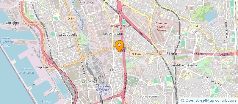 localisation de l'entreprise SOCIETE LABODENT à MARSEILLE