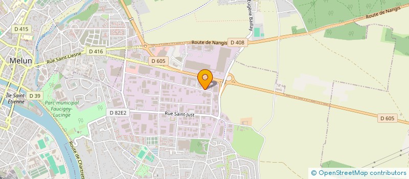 localisation de l'entreprise SOCIETE LABORATOIRE CP à VAUX-LE-PENIL