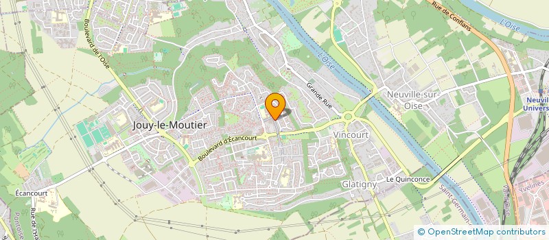 localisation de l'entreprise SOCIETE LABORATOIRE DENTAIRE EGUERETS  JOUY-LE-MOUTIER