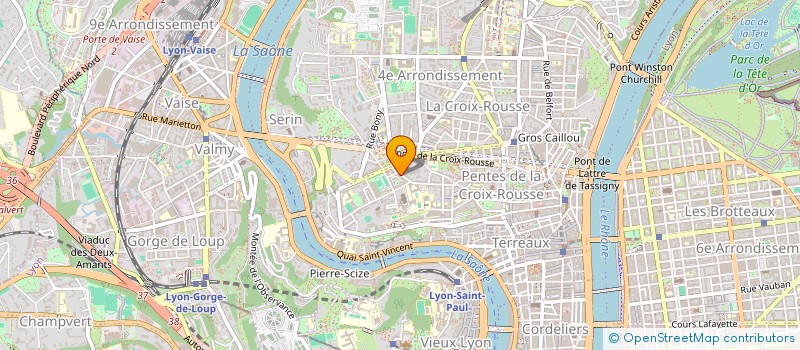 localisation de l'entreprise SOCIETE LABORATOIRE PHOTOGRAPHIQUE RHONE à LYON