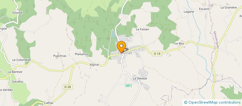 localisation de l'entreprise SOCIETE LABORIE à PUYCAPEL
