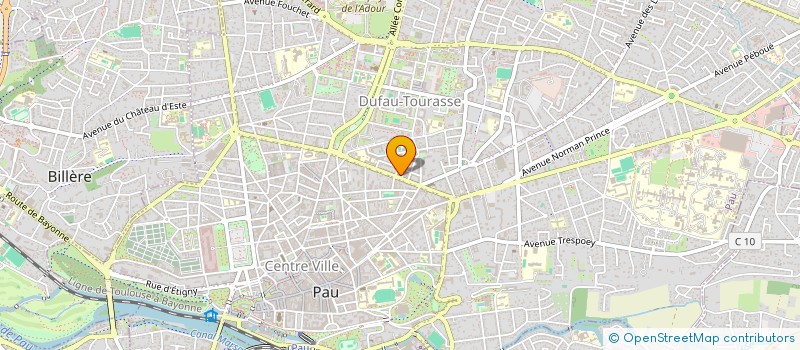 localisation de l'entreprise SOCIETE LAGAHE à PAU