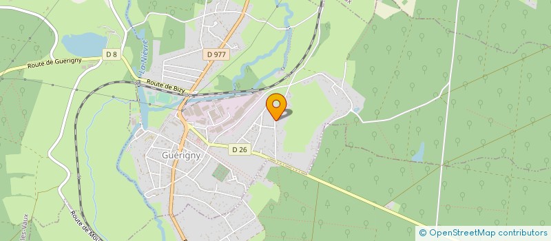 localisation de l'entreprise SOCIETE LAGOUTTE ET FILS à GUERIGNY
