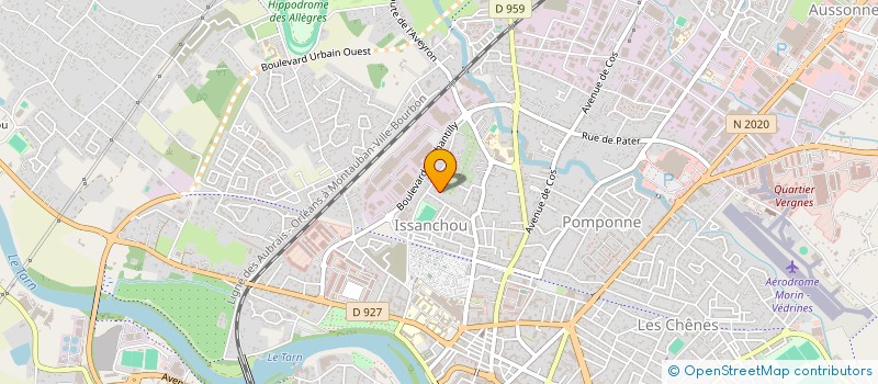 localisation de l'entreprise SOCIETE LAGRAVETTE  MONTAUBAN